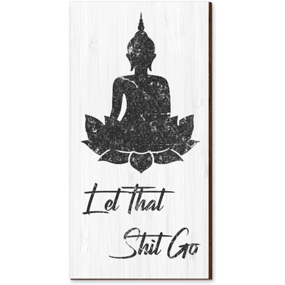 Bathroom Wall Art Funny Bathroom Wall Decor Quote Let That Shit Go